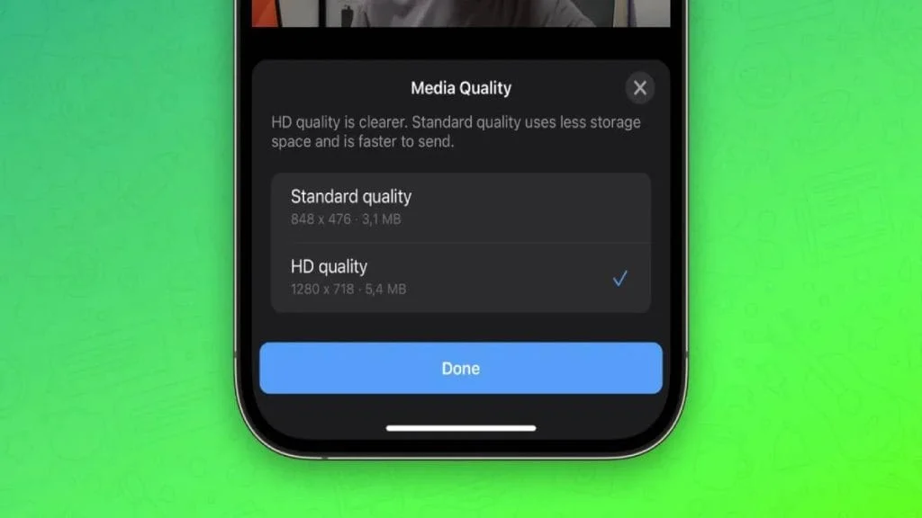 whatsapp hd video