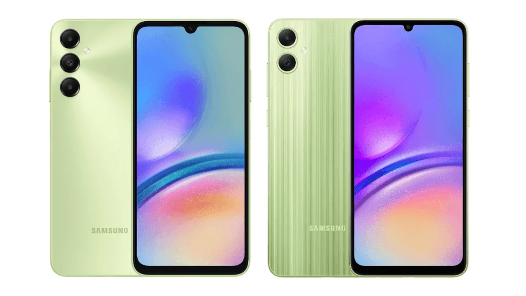 samsung galaxy a05 and a05s