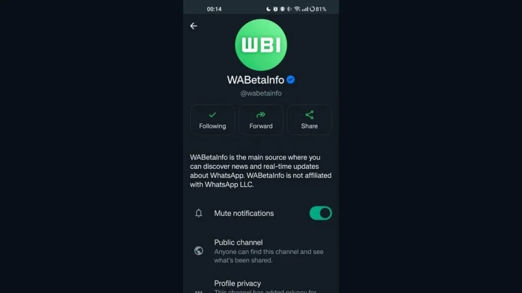 whatsapp channel wa